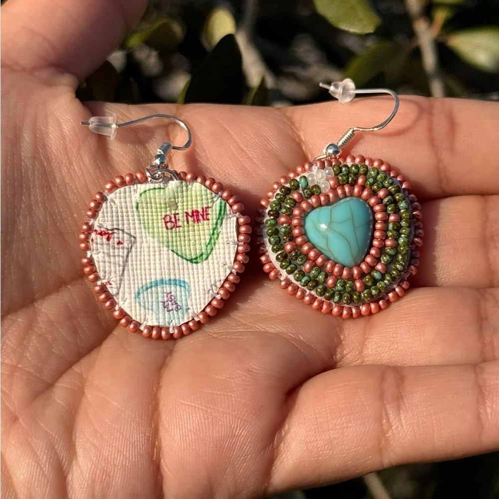 Custom Turquoise Heart